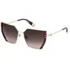 Image de Furla Lunettes De Soleil Pour Femme Sfu786v Brown Gradient Brown / CAT3