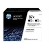 Image de 87X - Pack de 2 - à rendement élevé - noir - original - LaserJet - cartouche de toner (CF287XD) - pour LaserJet Enterprise M506, MFP M527; LaserJet