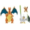 Image de Pokémon - Pack 3 figurines Evoli, Palarticho & Dracaufeu