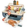 Image de Set De Barbecue en bois gris