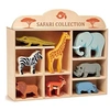Image de kit animal Safari 37 x 32 cm en bois 9 pièces