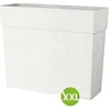 Image de Muret haut bac à fleurs Like R blanc 78x29,5xH65 cm 118 L