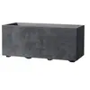 Image de Jardiniere Muret - Millennium R - Anthracite - A réserve d'eau - 59 cm