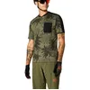 Image de Fox Racing - Ranger Drirelease SS Henley - Maillot VTT homme Olive Green - S