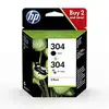 Image de HP Cartouche d'encre noir + couleurs 304 - 3JB05AE