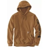 Image de Sweatshirt Sleeve Logo Hooded Marron T.XXL - K288-BRN-XXL