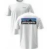Image de Patagonia - P-6 Logo Responsibili-Tee - T-shirt homme White - S