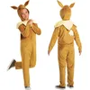 Image de Disguise Pokémon, Costume Capuche Évoli Enfant, Combinaison Capuche, Licence Officielle Pokémon, Déguisement Doux & Confortable, Pour Anniversaires ou Fêtes, Taille 7-8 Ans en occasion ou reconditionné