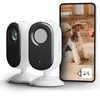 Image de ARLO Essential 2 FHD Indoor, Caméra de Surveillance WiFi Intérieure, Détection par IA, pour Animaux de Compagnie, Audio bidirectionnel, Compatible avec Alexa, Essai Secure Inclus, 2 Caméra en occasion ou reconditionné