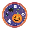 Image de 8 assiettes carton halloween amis monstre 23cm - 9907443-66