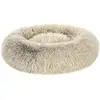 Image de Panier pour chien en tissu peluche, Kaki / 60 cm