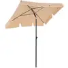 Image de Parasol avec sac de transport, Taupe / 1,8 x 1,25 m