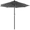 Image de Parasol de jardin avec LED, Gris