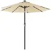 Image de Parasol de jardin avec LED, Beige