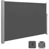 Image de Store latéral protection solaire, Gris Anthracite / 200 x 400 cm / Polyester 220 g/m²