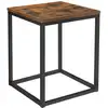 Image de Table d'appoint marron rustique