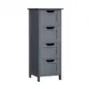 Image de Meuble rangement 4 tiroirs, Gris