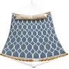 Image de Hamac en tissu matelassé, Losange Bleu + Beige