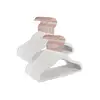 Image de Cintres enfants en velours antiglisse, Blanc Nuage / 30