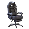 Image de Chaise Gamer, Noir, Repose-pieds