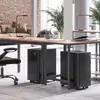 Image de Caisson de bureau mobile 3 tiroirs, Noir