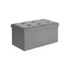 Image de Banc de Rangement 80L, Gris Clair