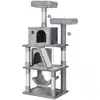 Image de Arbre à chat avec 2 niches, Gris Clair