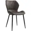 Image de 2 Chaises PU gris