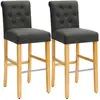 Image de   Chaises hautes gris foncé