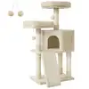 Image de Arbre à chat avec griffoir, Beige