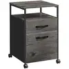 Image de Caisson de bureau avec 2 tiroirs, Gris