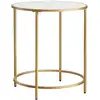 Image de Petite table verre doré