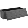 Image de Banc rangement 120L gris, Gris Foncé / 38 x 110 x 38 cm