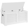 Image de Coffre de Rangement 100x40x46 cm Blanc Mat