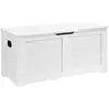 Image de Coffre de rangement avec 2 charnières de sécurité, Blanc