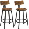 Image de Lot de 2 chaises de bar industriel
