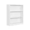 Image de Étagère de rangement à 3 niveaux, Blanc Nuage / 80 x 24 x 93 cm