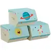 Image de 3 Boîtes à jouets enfants, Bleu