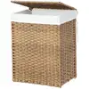 Image de Panier à linge avec poignée, Naturel