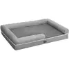 Image de Canapé pour chien orthopédique, Gris Clair / L 120 x l 85 x H 20 cm