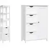 Image de 2 Meubles salle de bain blanc