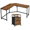 Image de Bureau d'angle et caisson