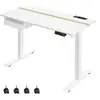 Image de Bureau réglable en hauteur, Blanc