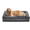 Image de Canapé pour chien orthopédique, Gris Foncé / L 106 x l 80 x H 20 cm