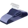 Image de Cintres en plastique antiglisse, Bleu Foncé + Bleu Clair / Lot de 20