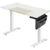 Image de Bureau assis-debout électrique (4 hauteurs), Blanc