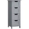 Image de Meuble rangement 4 tiroirs, Gris Mystique