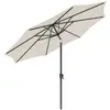Image de Parasol de jardin avec manivelle, Beige / Ø 3,4 m