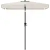 Image de Parasol rectangulaire 200 x 150 cm sans pied gris, Beige