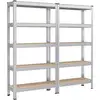 Image de Étagère de rangement à 5 niveaux, Argent / 1